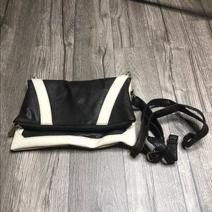 2/$20 Brown and cream gold over purse with strap